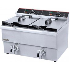 Фритюрница AIRHOT EF10T+10T с краном